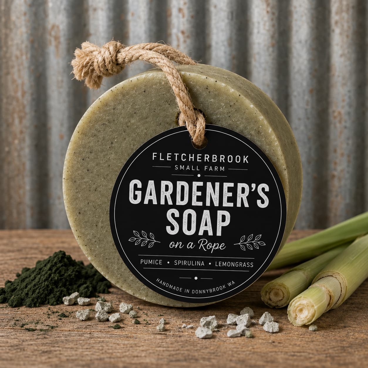 Gardeners Soap on a Rope