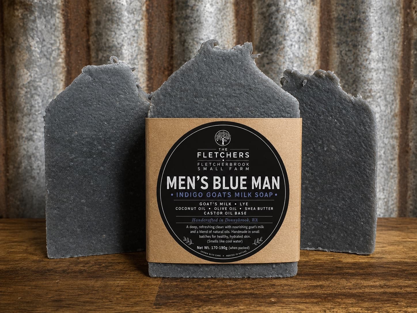 Men’s Blue Man Goats milk soap