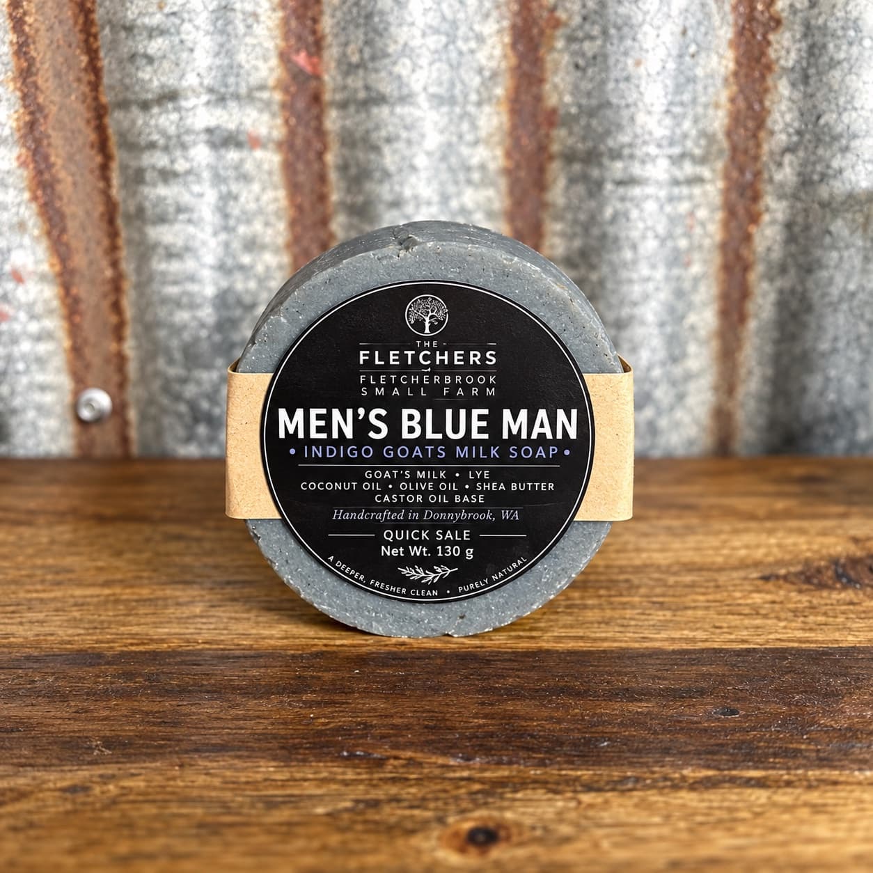 Men’s Blue Man Goats milk soap (small)
