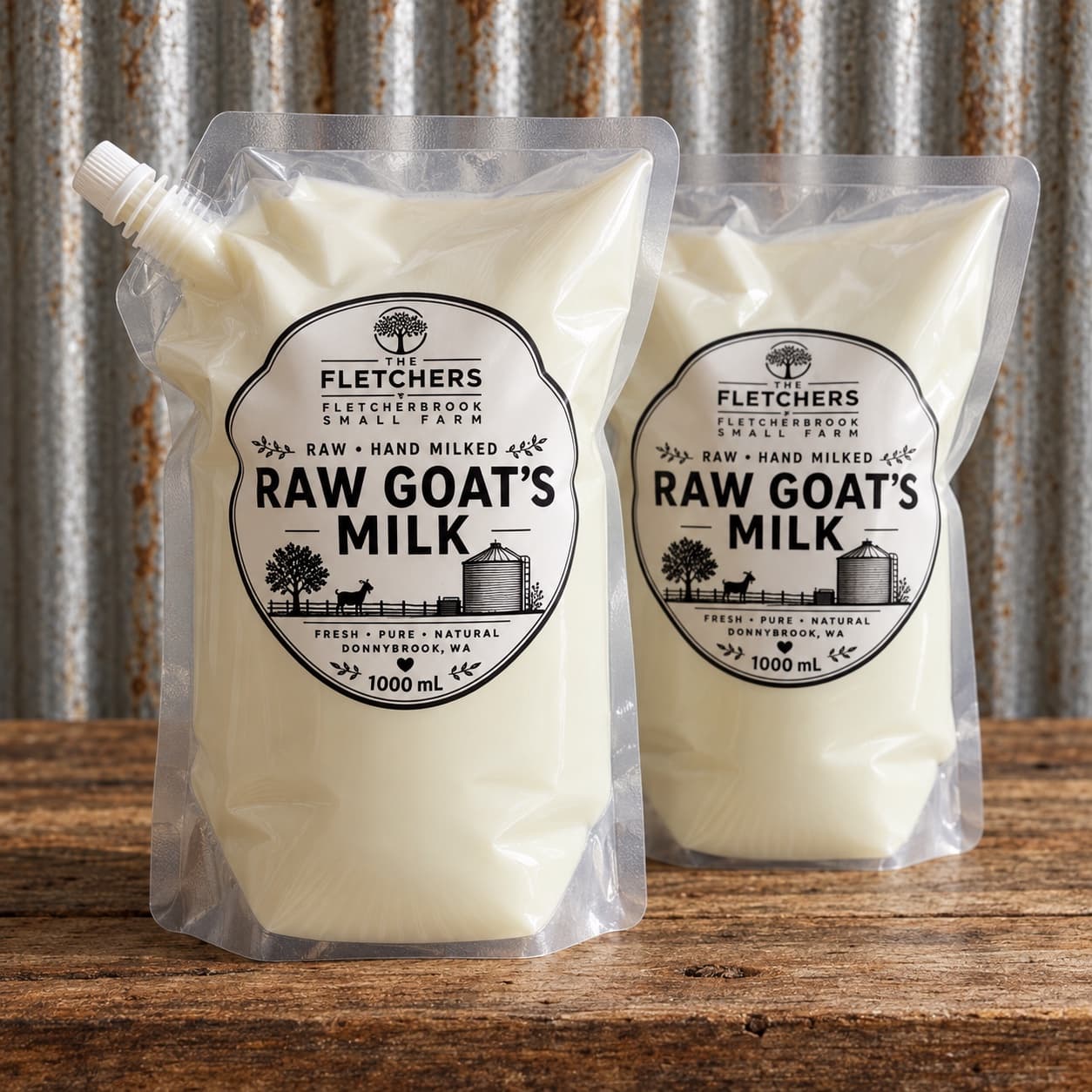 Raw Goats Milk 1000ml