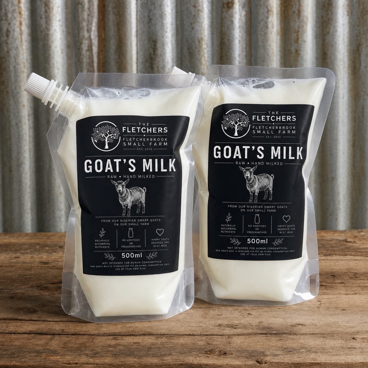 Raw Goats Milk 500ml
