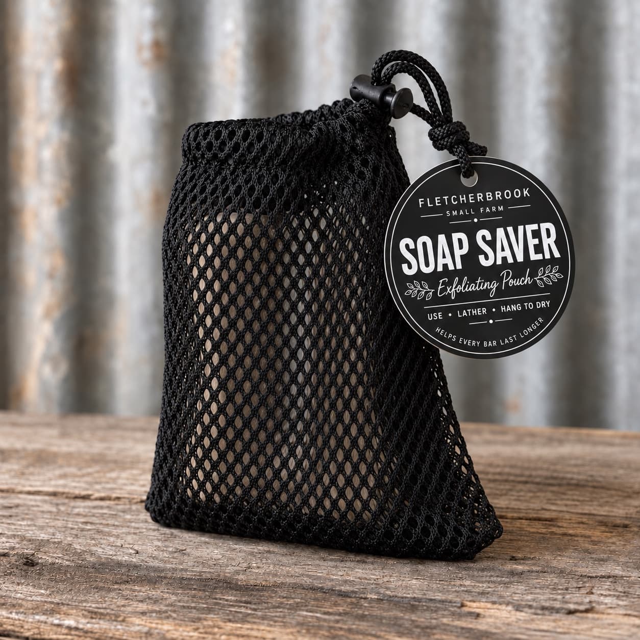 Soap Saver & Exfoliating Pouch