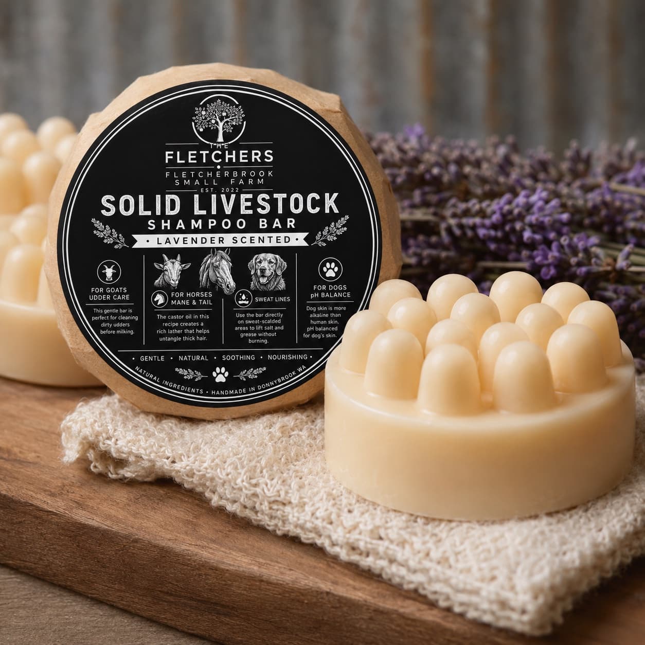 Solid Livestock shampoo bar